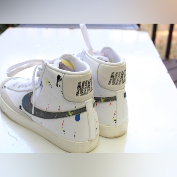 Nike blazer paint splatter sneakers - Picture 6 of 13